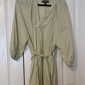 Primark Light Green Long Sleeve Dress